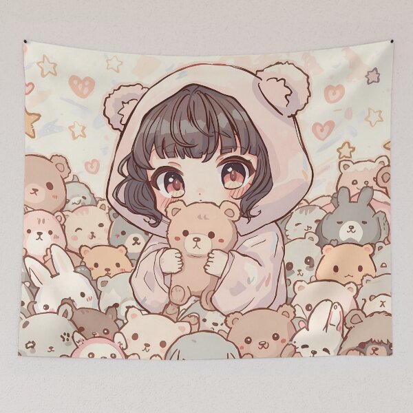 Item preview, Plushie Hug Chibi designed and sold by ShopSpire.
