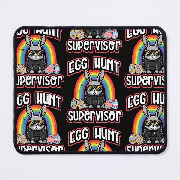Item preview, Easter Bunny Egg Hunt Supervisor Vintage Rainbow Egg designed and sold by RDGNR.