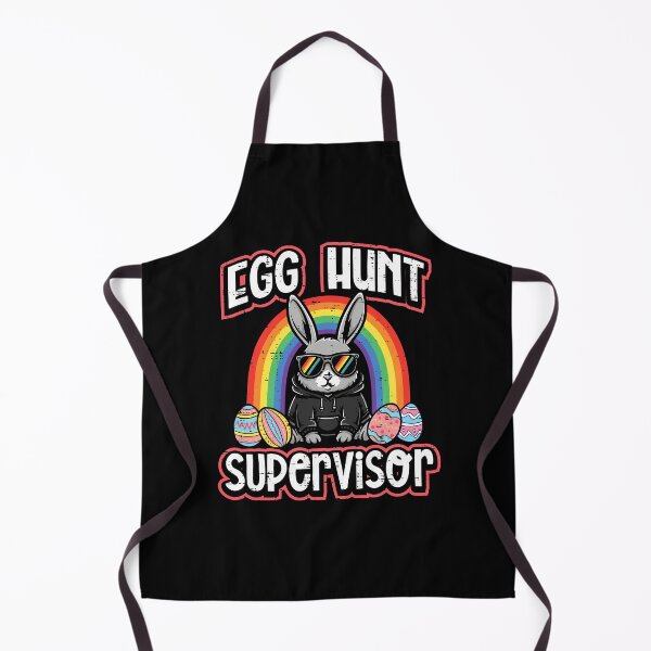 Item preview, Easter Bunny Egg Hunt Supervisor Vintage Rainbow Egg designed and sold by RDGNR.