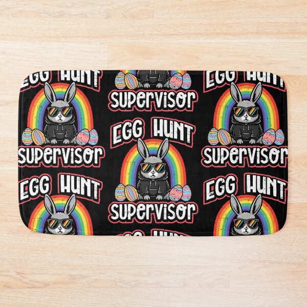 Item preview, Easter Bunny Egg Hunt Supervisor Vintage Rainbow Egg designed and sold by RDGNR.