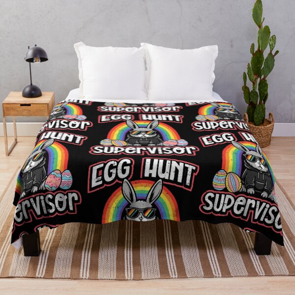 Item preview, Easter Bunny Egg Hunt Supervisor Vintage Rainbow Egg designed and sold by RDGNR.