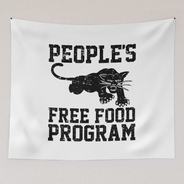 Item preview, Vintage People's Free Food Program Black Panther Party History Political Art designed and sold by Twindluzz.