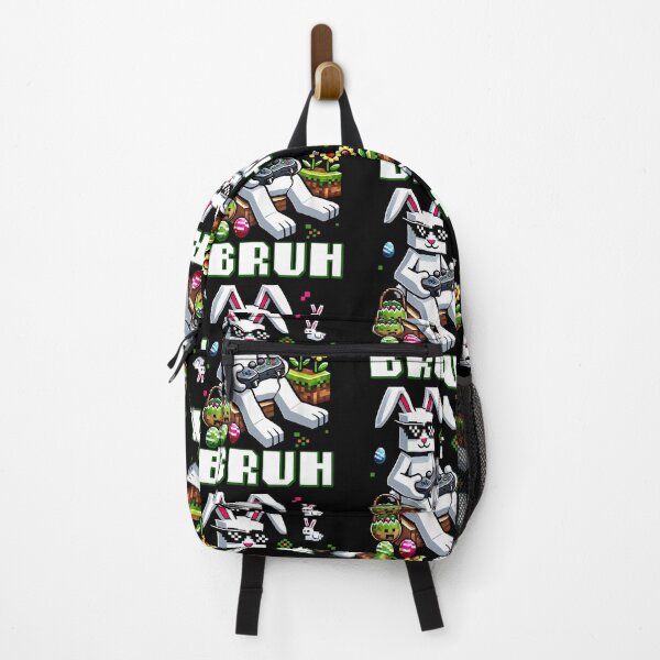 Item preview, Bruh Gamer Easter Bunny Funny Pixel Art Easter Rabbit with Eggs designed and sold by RDGNR.