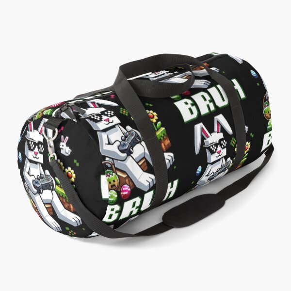 Item preview, Bruh Gamer Easter Bunny Funny Pixel Art Easter Rabbit with Eggs designed and sold by RDGNR.