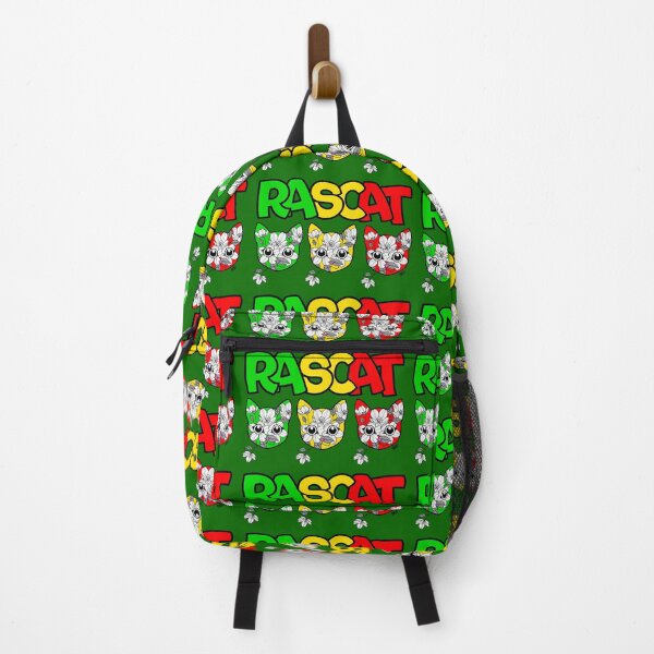 Item preview, RASCAT - Colorful Floral Rasta Cats Illustration designed and sold by D!ego.