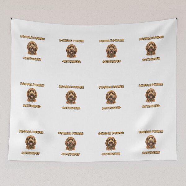Item preview, Doodle Power Activated Funny Goldendoodle Labradoodle designed and sold by NatureUnleashed.