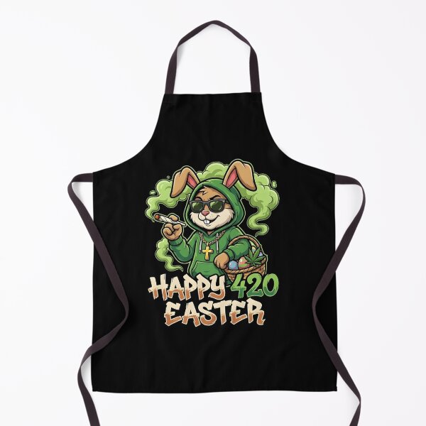 Item preview, Happy 420 Easter Funny Smoking Easter Bunny Men Women designed and sold by RDGNR.