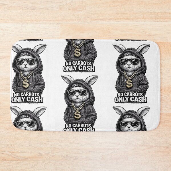 Item preview, No Carrots Only Cash Funny Easter Bunny Gangster Meme designed and sold by RDGNR.