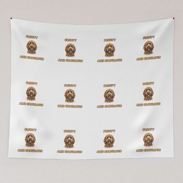 Item preview, Fluffy And Fabulous Cute Pet Doodle Lover Design designed and sold by NatureUnleashed.