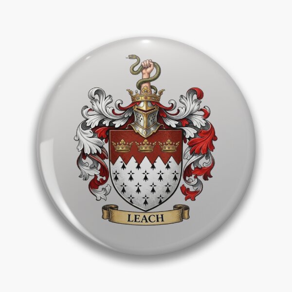 Item preview, The Leach Family Coat of Arms designed and sold by BagTown Clans.