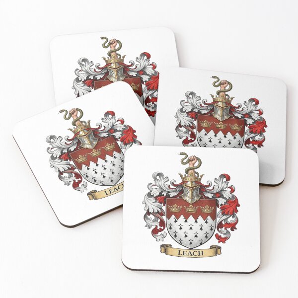 Item preview, The Leach Family Coat of Arms designed and sold by BagTown Clans.