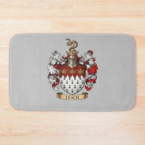 Item preview, The Leach Family Coat of Arms designed and sold by BagTown Clans.