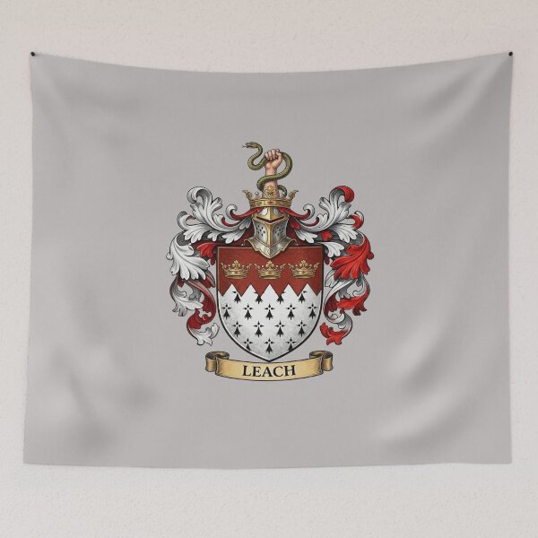 Item preview, The Leach Family Coat of Arms designed and sold by BagTown Clans.