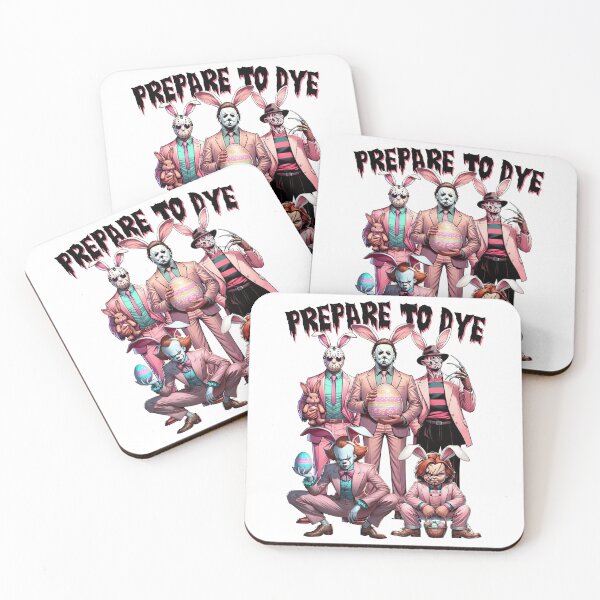 Item preview, Prepare To Dye Horror Movie Bunny Easter Horror Characters designed and sold by RDGNR.