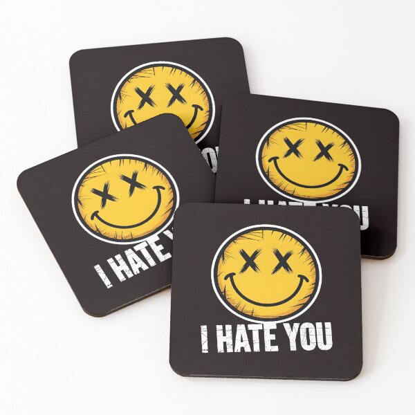 Item preview, I Hate You Vintage Smile – Retro Emoticon Sarcastic Humor designed and sold by Redgiant87x.
