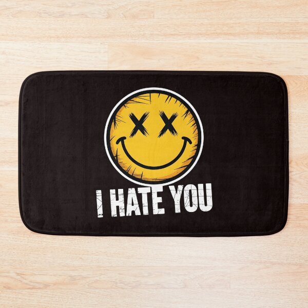 Item preview, I Hate You Vintage Smile – Retro Emoticon Sarcastic Humor designed and sold by Redgiant87x.