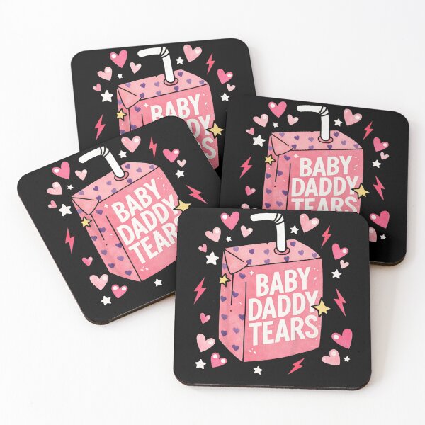 Item preview, Baby Daddy Tears Pink Juice Box Art designed and sold by margamPagenberg.