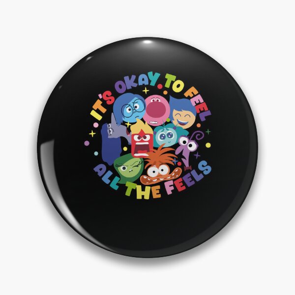 Item preview, It's Okay To Feel All The Feels Inside Out Mental Health Lover designed and sold by RDGNR.