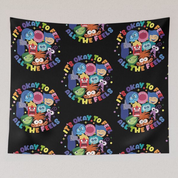 Item preview, It's Okay To Feel All The Feels Inside Out Mental Health Lover designed and sold by RDGNR.