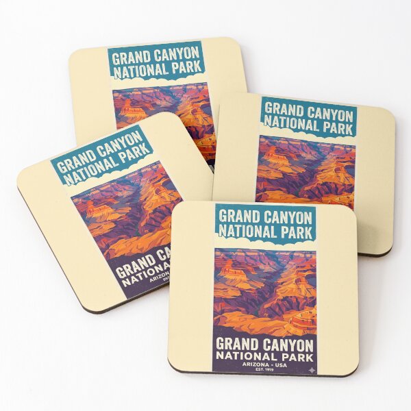 Item preview, Grand Canyon National Park Vintage Travel Poster Arizona USA designed and sold by freackly.