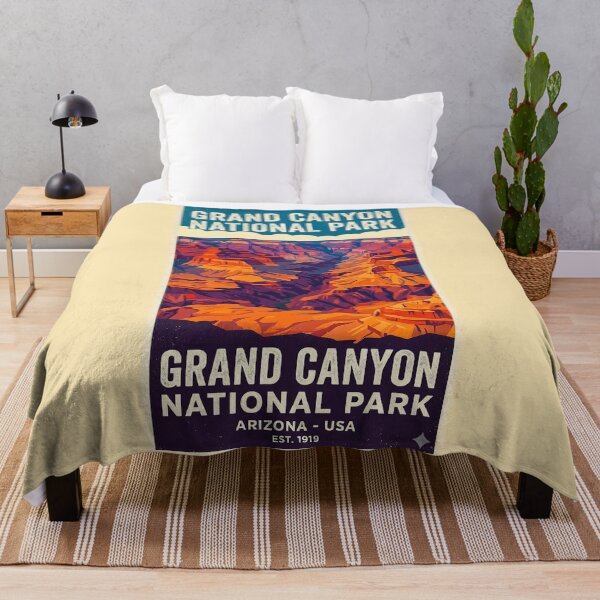 Item preview, Grand Canyon National Park Vintage Travel Poster Arizona USA designed and sold by freackly.