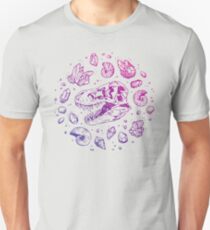 Geo-rex Vortex | Magenta & Lila Ombré Slim Fit T-Shirt