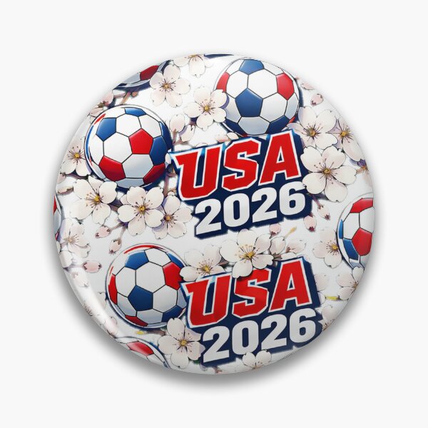 Item preview, USA 2026 Soccer World Cup Pattern - Artistic Picasso Style Football designed and sold by TailTraceDesign.