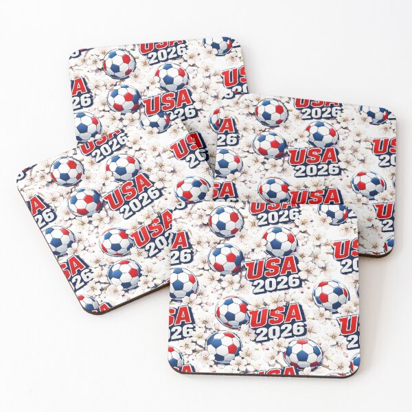 Item preview, USA 2026 Soccer World Cup Pattern - Artistic Picasso Style Football designed and sold by TailTraceDesign.