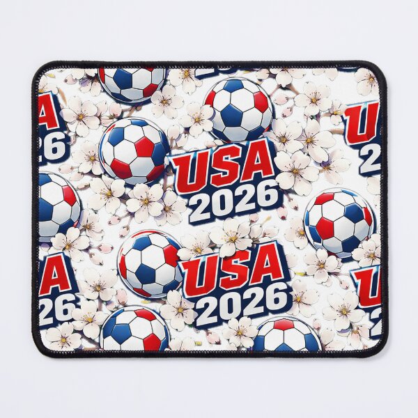 Item preview, USA 2026 Soccer World Cup Pattern - Artistic Picasso Style Football designed and sold by TailTraceDesign.
