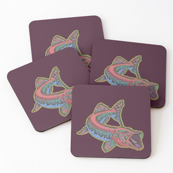 Item preview, Illustration & drawing of a pike fish, spinning, fishing, outdoors designed and sold by Half Mess.