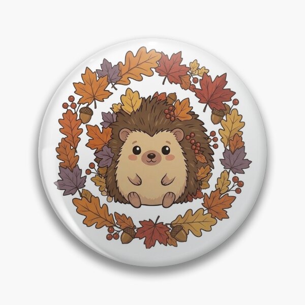 Artikelvorschau, Entzückender Igel im Herbstlaub entworfen und verkauft von GanethViolette0.