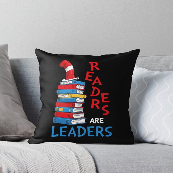 Item preview, Readers Are Leaders Dr. Seuss Reading Book Lovers Teacher designed and sold by RDGNR.