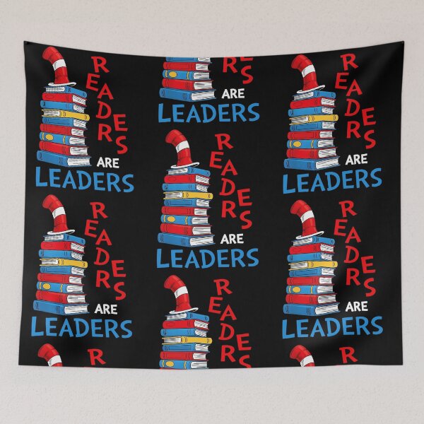 Item preview, Readers Are Leaders Dr. Seuss Reading Book Lovers Teacher designed and sold by RDGNR.