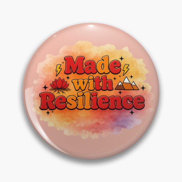 Item preview, Made with Resilience Motivational Quote designed and sold by MarselArt.