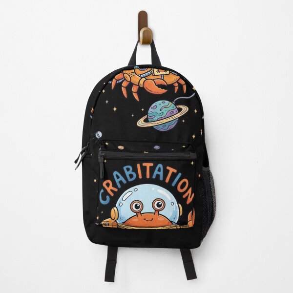Item preview, Crabitation - Cute Astronaut Crab Pun Doodle  designed and sold by LineLoo.