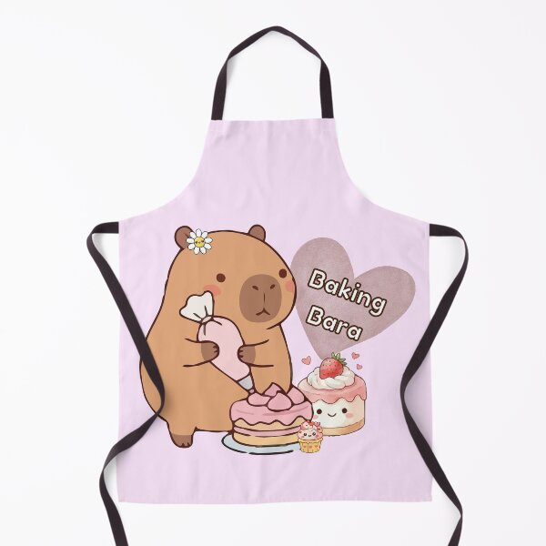 Item preview, Cute Baking Capybara Kawaii Baker designed and sold by trelykreativ.