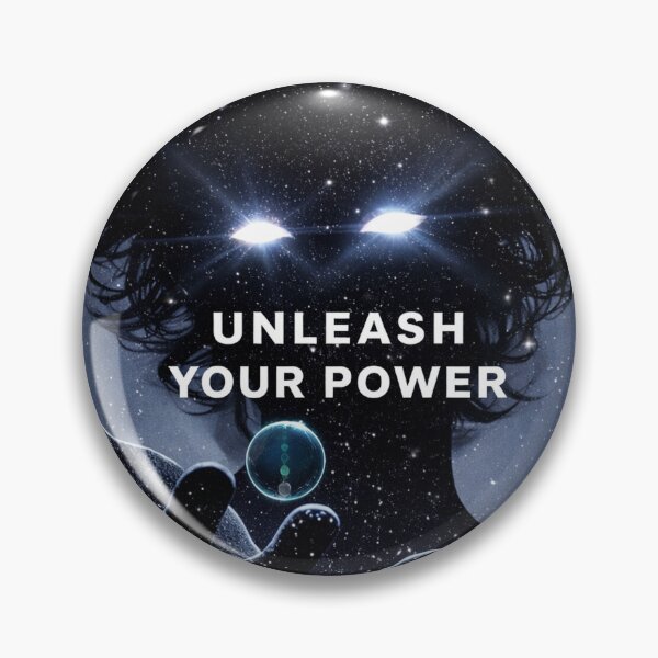 Item preview, Unleash Your Power Cosmic Motivation Art designed and sold by AbstractAuraArt.