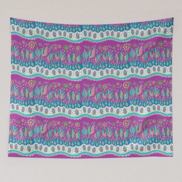 Item preview, Funky Psychedelic Garden #2 – Unique Hand-Drawn Artwork designed and sold by FUNKARIUM.