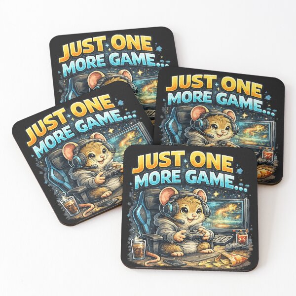 Item preview, Gaming Mouse – Tiny gamer. Just one more game. designed and sold by Natart1004.