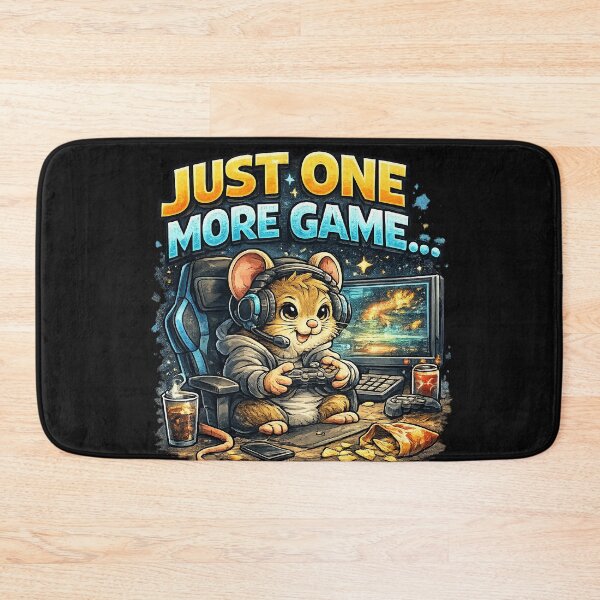 Item preview, Gaming Mouse – Tiny gamer. Just one more game. designed and sold by Natart1004.