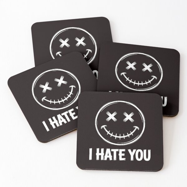 Item preview, I Hate You Vintage Smile – Retro Smile Face Sarcastic Meme designed and sold by Redgiant87x.