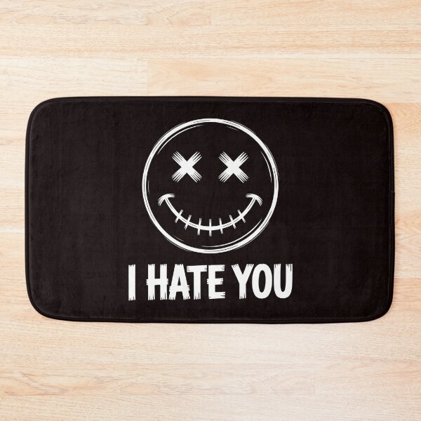 Item preview, I Hate You Vintage Smile – Retro Smile Face Sarcastic Meme designed and sold by Redgiant87x.