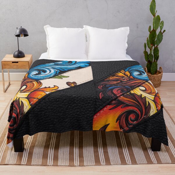 Item preview, Colorful Phoenix Fire and Water Fantasy Illustration designed and sold by RidaSalArt.