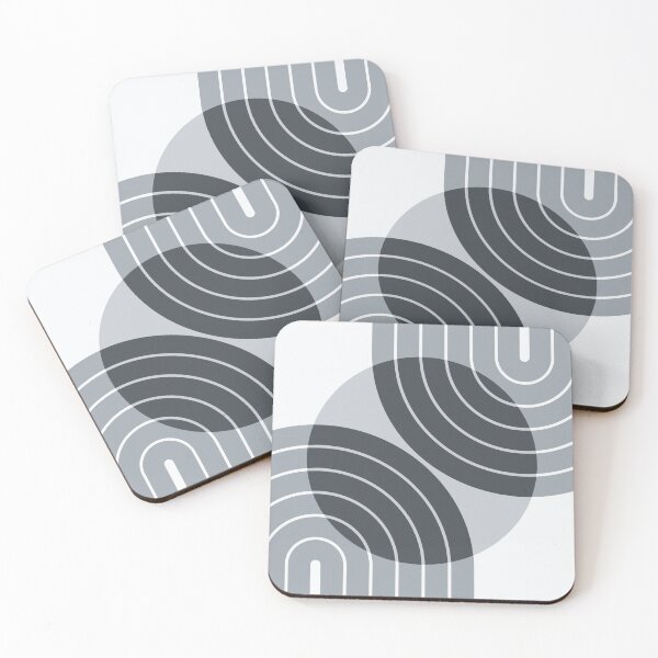 Item preview, Nordic Minimal Retro Geometric Circle Pattern | Mid Century Modern Abstract Line Design designed and sold by nineFlorals.