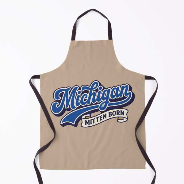 Item preview, Vintage Michigan Mitten Born Retro Script designed and sold by Cozy-Old-Pub.