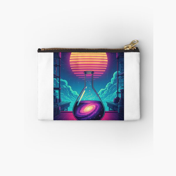 Item preview, Cosmic rays in Conical Flask retro futuristic  designed and sold by SoulGraphixx.