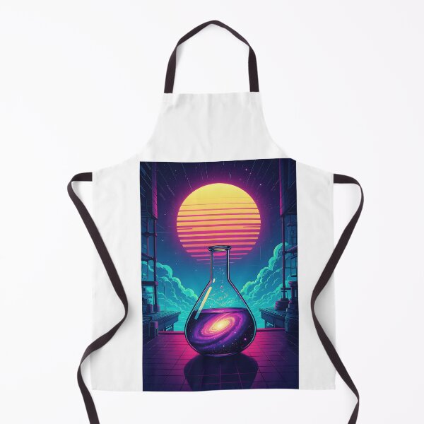 Item preview, Cosmic rays in Conical Flask retro futuristic designed and sold by SoulGraphixx.