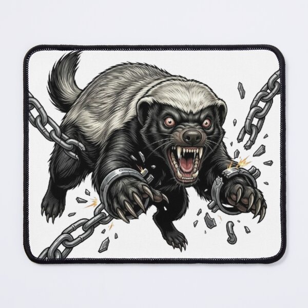 Item preview, Ratel in a Fury, Breaking His Chains designed and sold by CHRIST5000.