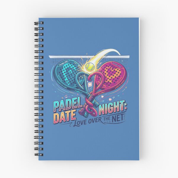 Item preview, Padel Date Night: Love Over The Net – Cute Padel Couple Art designed and sold by RDproject.