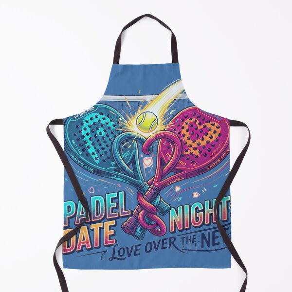 Item preview, Padel Date Night: Love Over The Net – Cute Padel Couple Art designed and sold by RDproject.